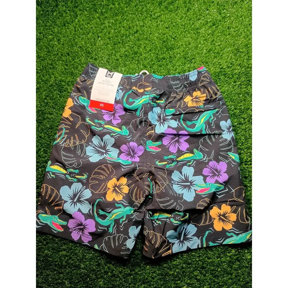Member's Mark Boys XS Tropical Alligator Swim Trunks NWT